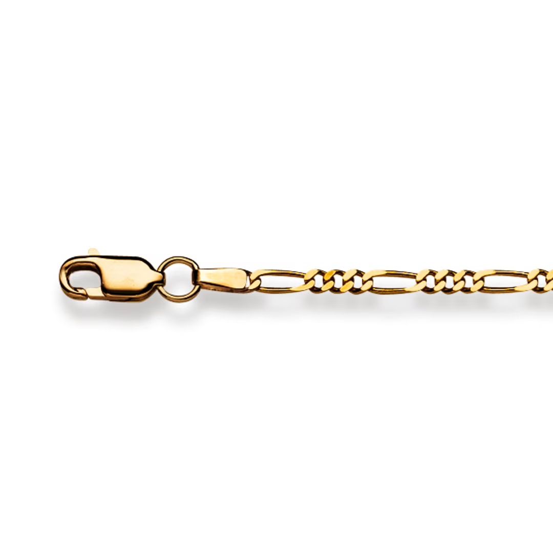Figaro Bracelet Pfalzer Gold Classics 19cm 2.3mm