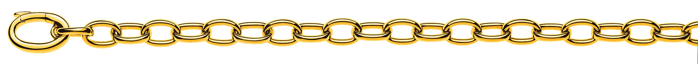 AURONOS Prestige Bracelet ancre or jaune 18 carats 20cm