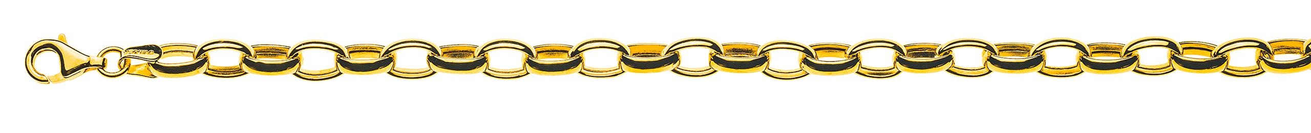 AURONOS Prestige Bracelet Anchor 18K Yellow Gold 19cm