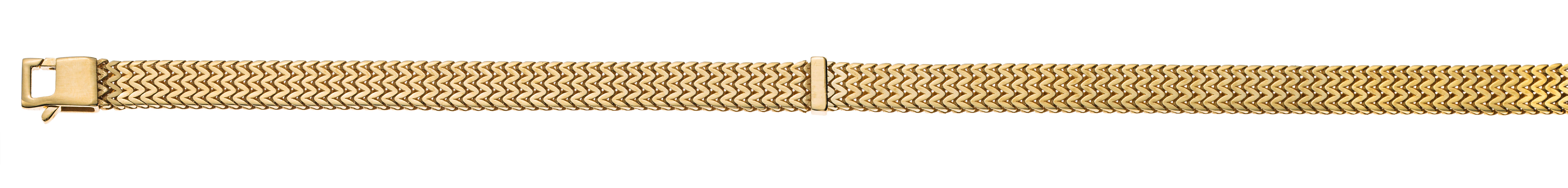 AURONOS Prestige Bracelet milanais or jaune 18 carats 19cm