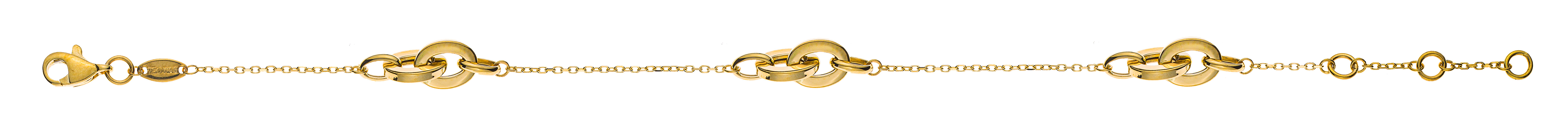 AURONOS Prestige Bracelet ancre or jaune 18 carats 19cm