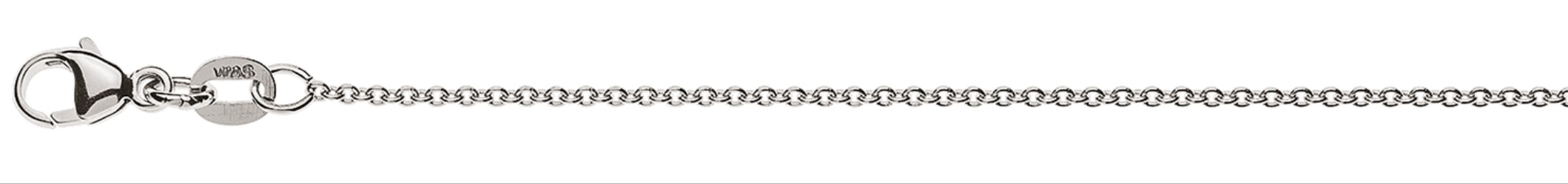 AURONOS Prestige Bracelet rond en or blanc 18 carats 19 cm