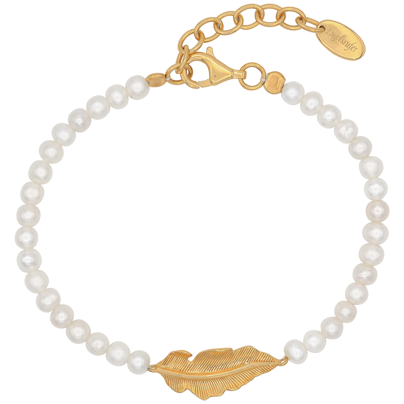 Engelsrufer Bracelet 925 silver gold plated freshwater pearls 17+3cm