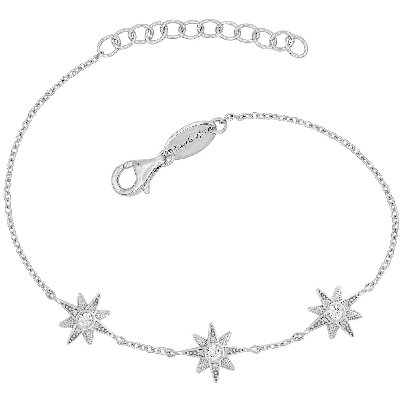 Engelsrufer Universe Bracelet 925 Silver Zirconia 17+3cm 