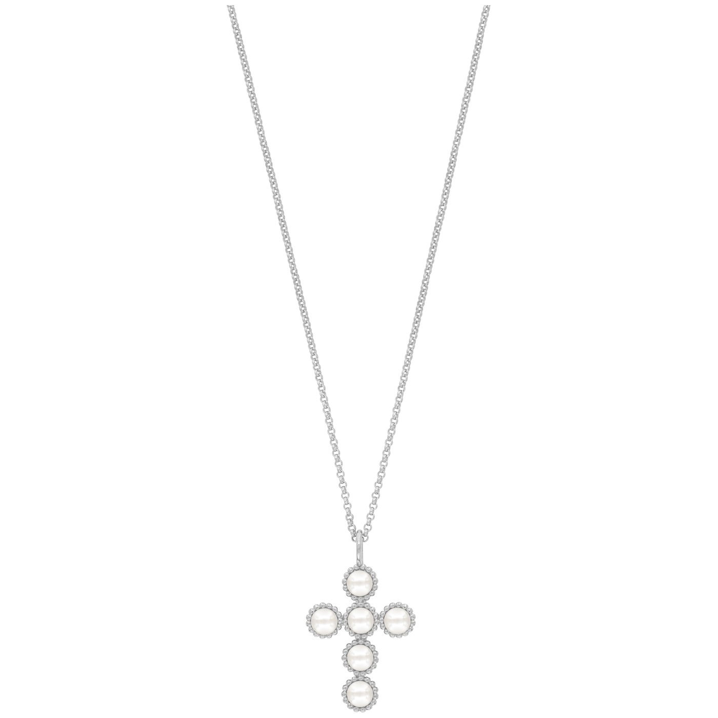 Engelsrufer Full of Faith Necklace 925 silver shell pearls