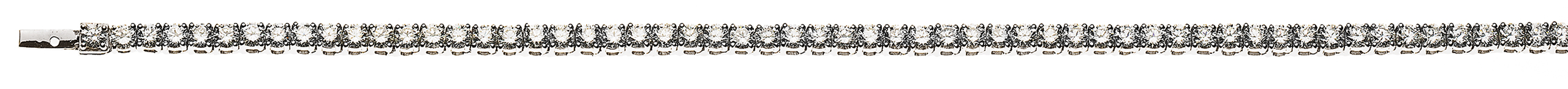 AURONOS Prestige Bracelet or blanc 18K 70 diamants 3.95ct 18cm