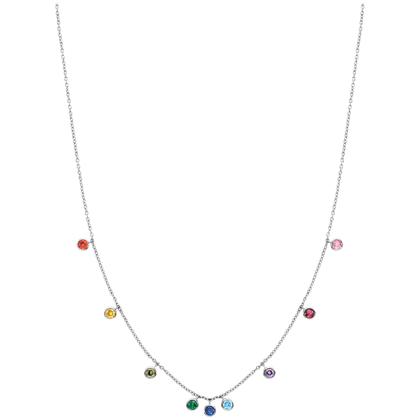 Engelsrufer Colourful World Necklace 925 Silver Zirconia