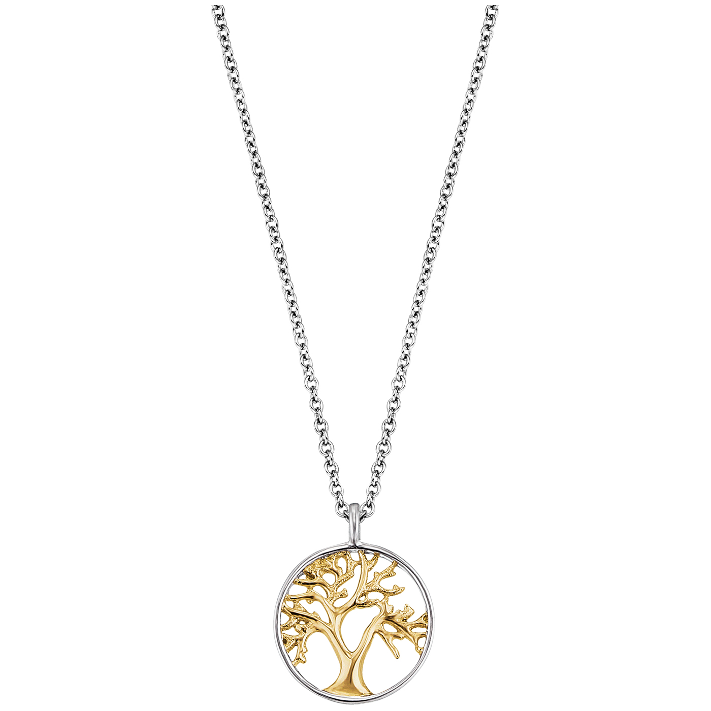 Engelsrufer Lebensbaum & Lebensblume Necklace 925 silver gold plated