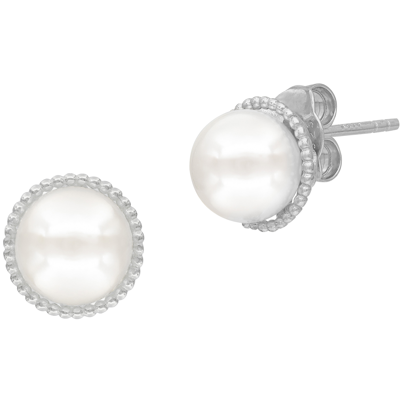 Engelsrufer Pearl stud earrings 925 silver Ø 10mm