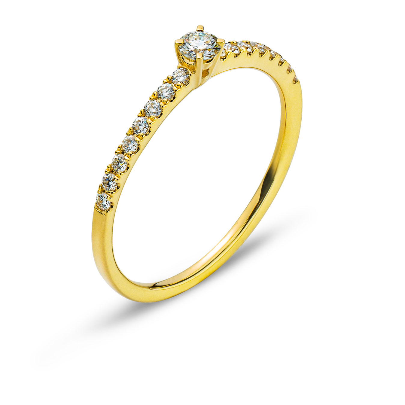 AURONOS Prestige Yellow gold 18K diamonds 0.47ct