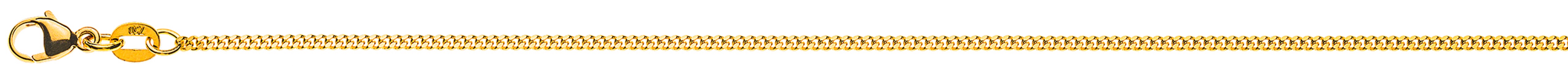 AURONOS Élégance Necklace yellow gold 14K curb chain polished 38cm 1.6mm