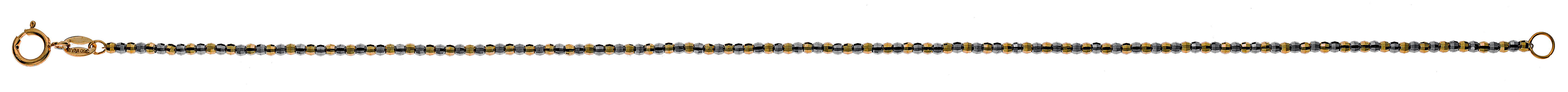AURONOS Prestige Bracelet à boules en or jaune 18K 19cm 