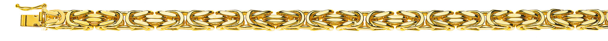 AURONOS Prestige Armband 18k Gelbgold Königskette 5mm 19cm 