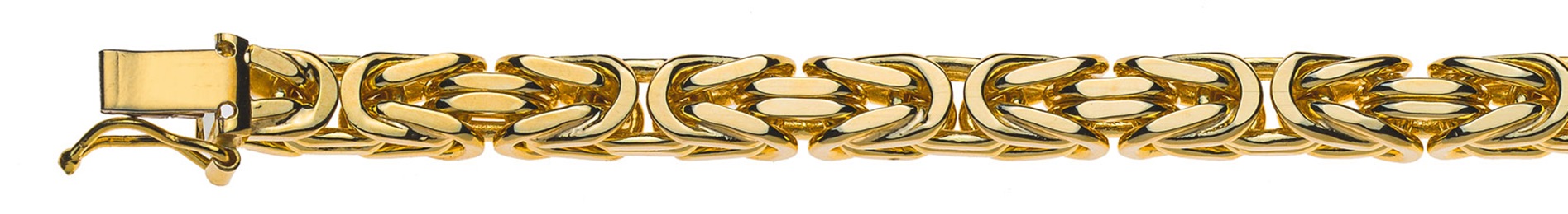 AURONOS Prestige Halskette Gelbgold 18K Königskette 50cm 5mm