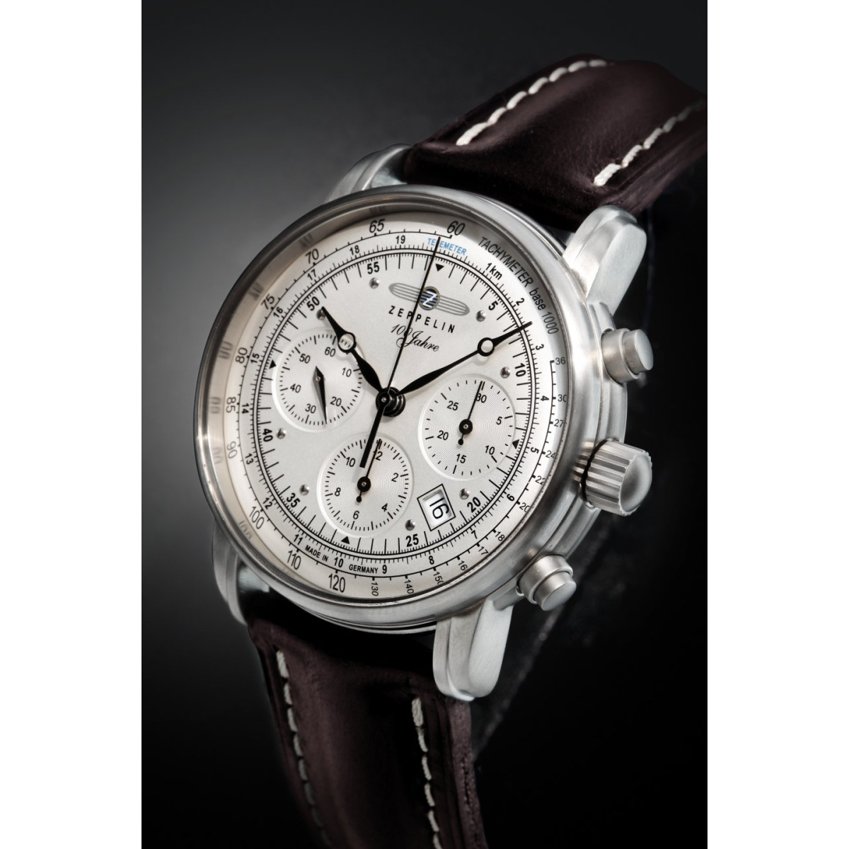100 Jahre Zeppelin Automatic chronograph with leather strap