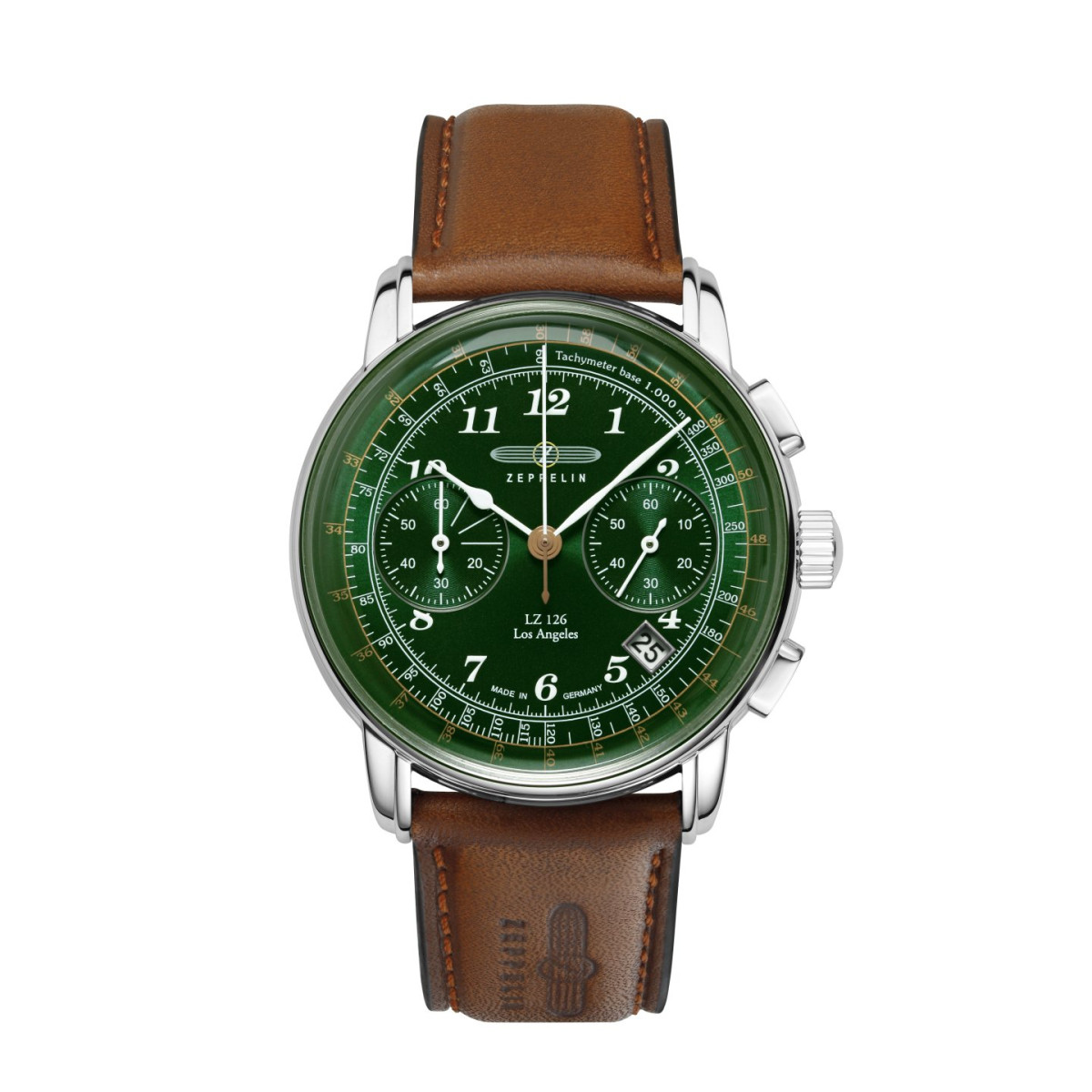 Zeppelin LZ126 Los Angeles Chronograph with leather strap
