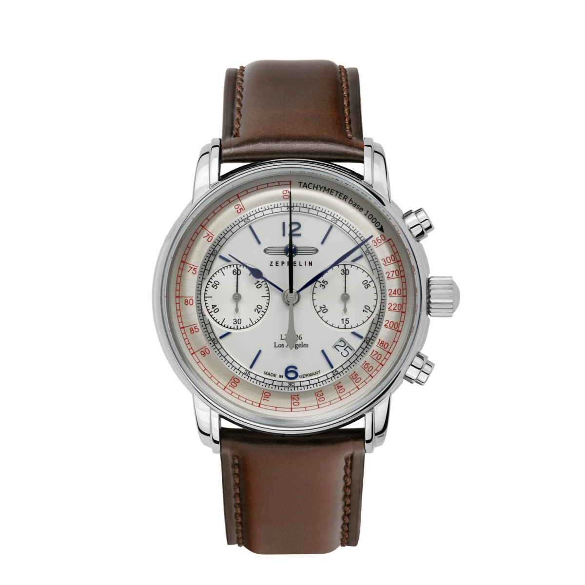 Zeppelin LZ126 Los Angeles Automatic chronograph with leather strap
