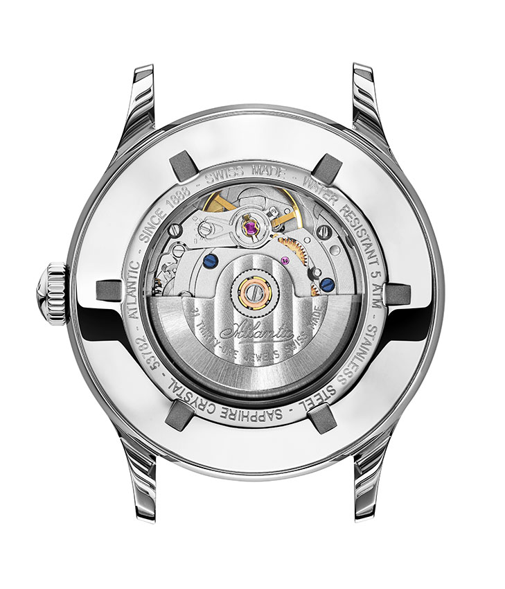 Atlantic Worldmaster Original Automatik | Silber-Grau