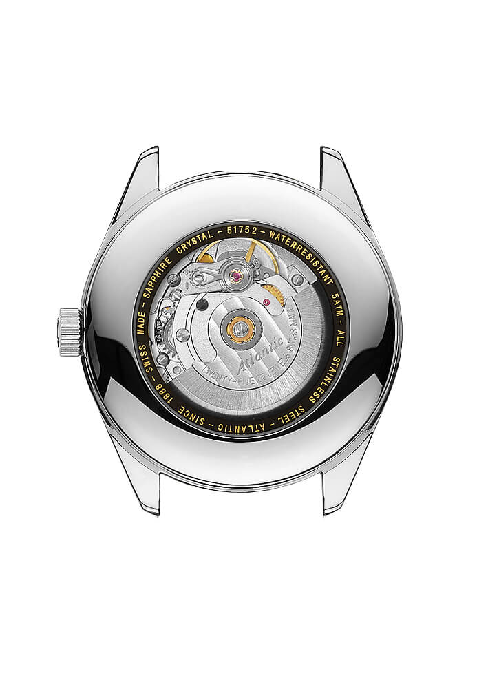 Atlantic Worldmaster Art Déco Automatic | Stainless Steel & Silver
