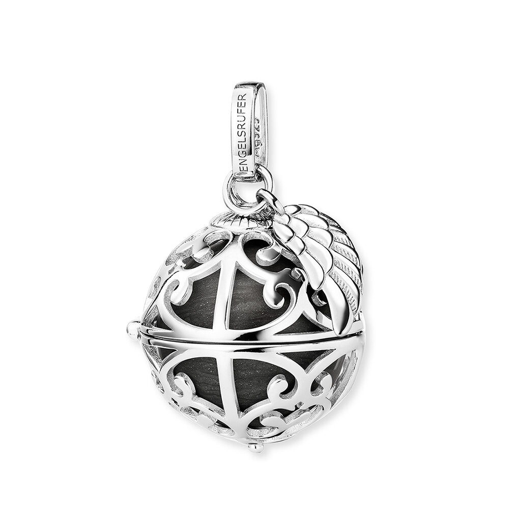 Engelsrufer Boule de Son Pendentif S ⌀16.5mm 925 Argent Nacré Gris