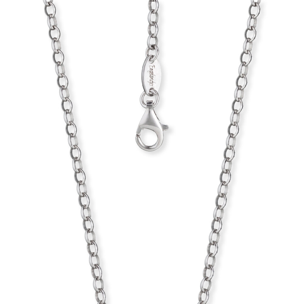 Angel caller necklace 925 silver anchor chain 60cm 2.85mm