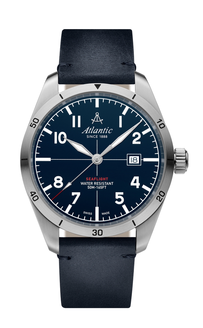 Atlantic Seaflight Blue & Leather