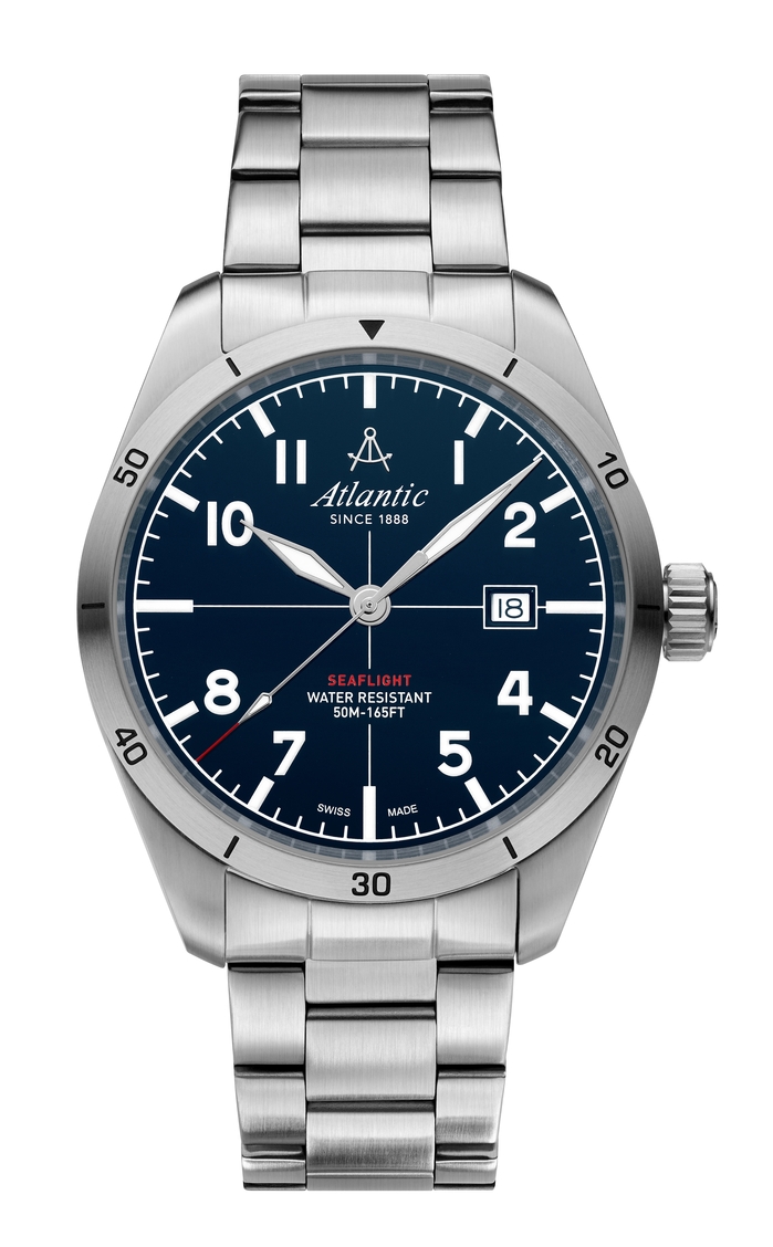 Atlantic Seaflight Blue & Stainless Steel