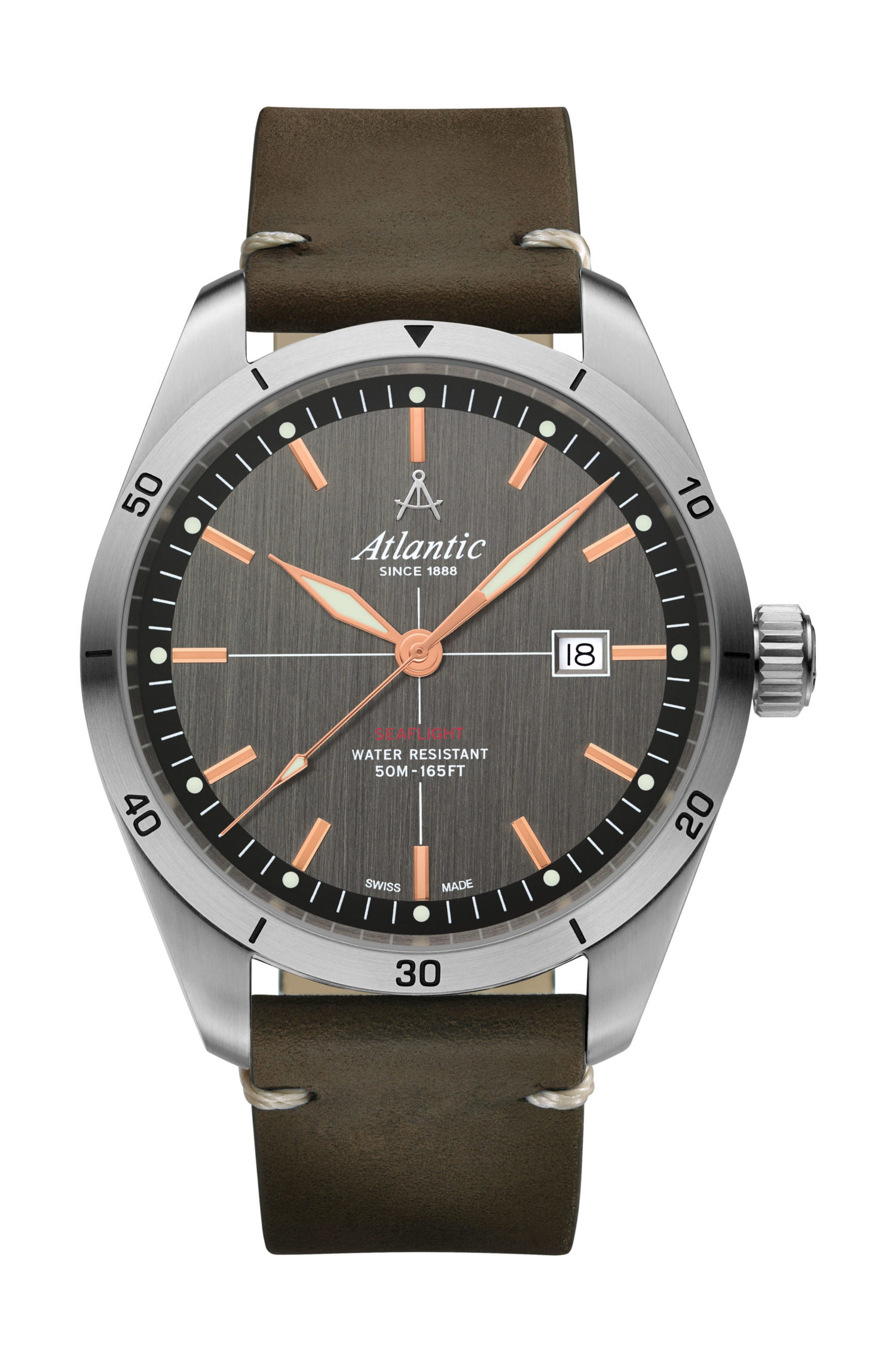 Atlantic Seaplane Anthracite & Leather