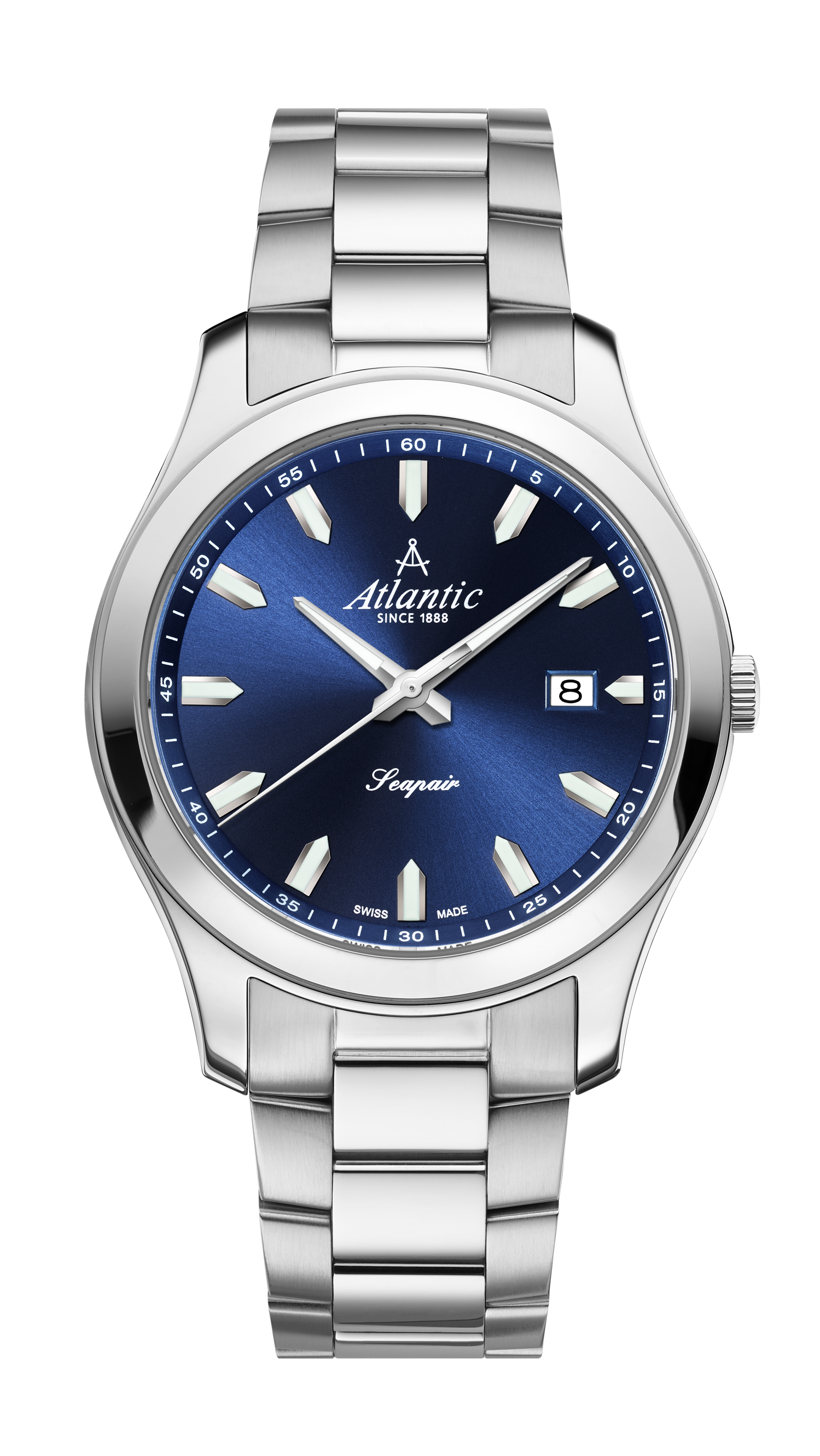 Atlantic Seapair Gents bleu & acier inoxydable