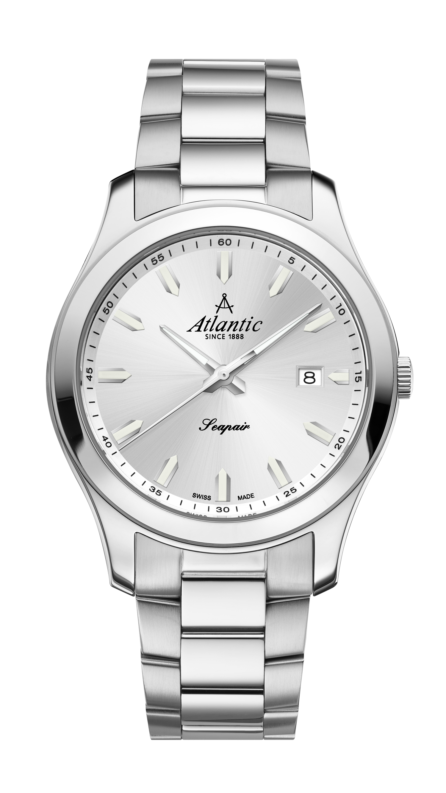 Atlantic Seapair Gents Argent & Acier inoxydable