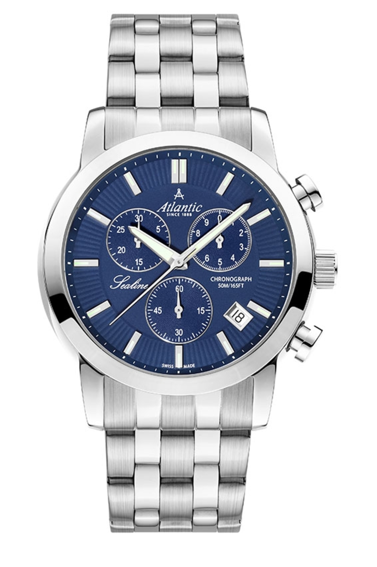 Atlantic Sealine Chrono Blue & Stainless Steel