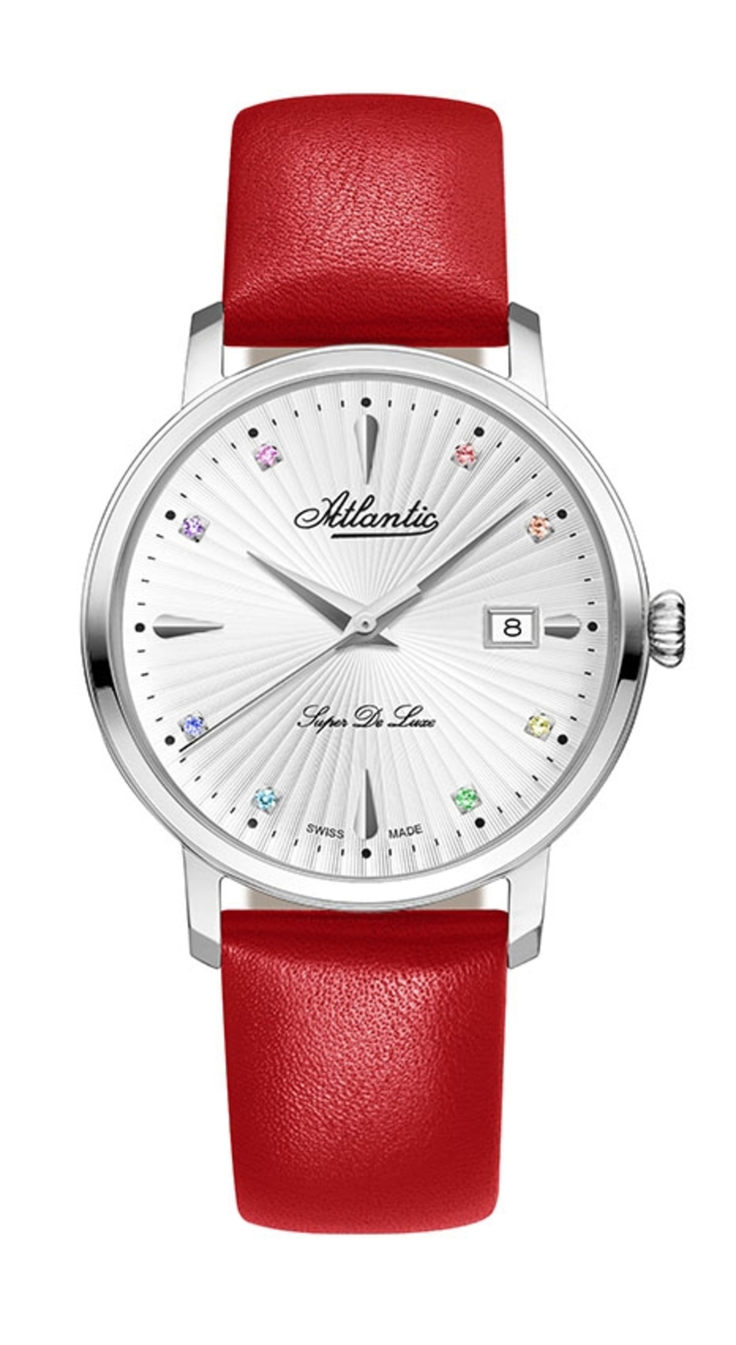 Atlantic Super De Luxe Gemstones & Red Leather