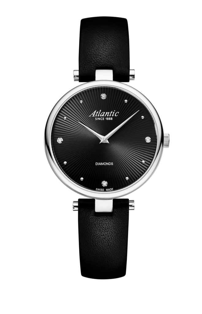 Atlantic Elegance Diamonds Pattern Edition / Black Leather