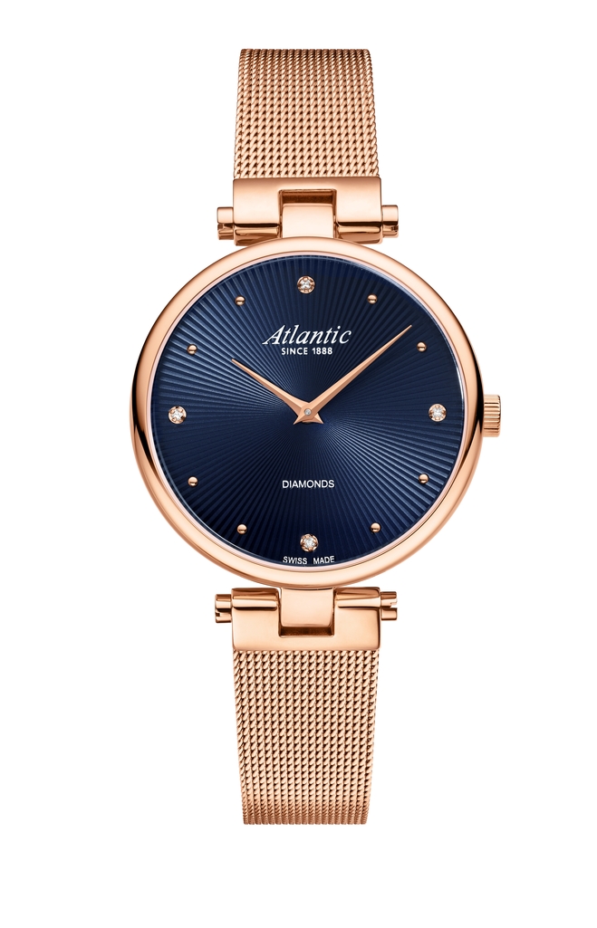 Atlantic Elegance Diamonds Pattern Edition or rose PVD