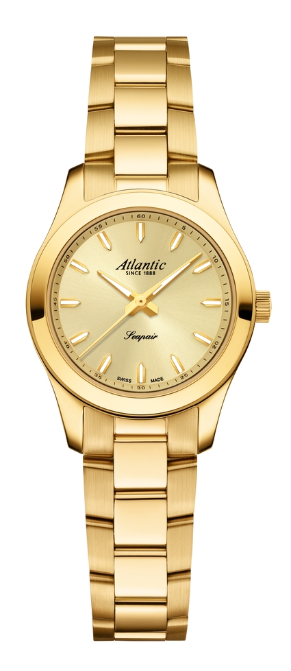 Atlantic Seapair Ladies Edelstahl PVD Gelbgold / Champagne