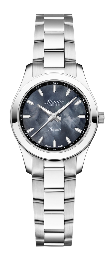 Atlantic Seapair Ladies stainless steel / mother-of-pearl dark