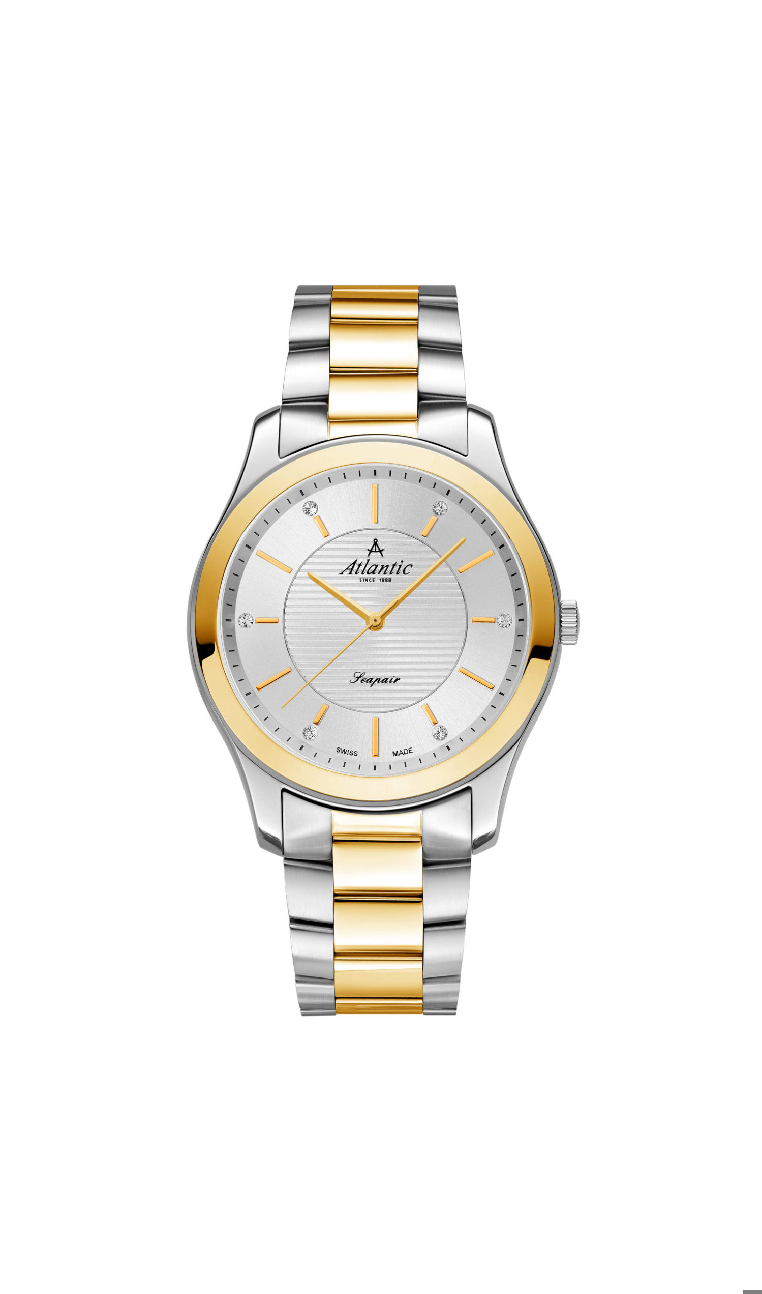 Atlantic Seapair Ladies stainless steel bicolor PVD yellow gold