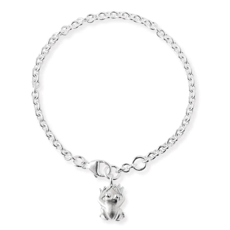 Drachenfels Froschkönig Bracelet 925 silver anchor chain 20cm