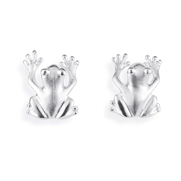 Drachenfels Froschkönig Stud earrings 925 silver