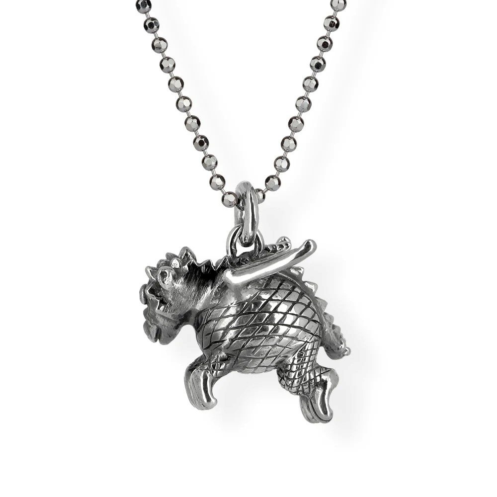 Drachenfels DragoERNIE & BERT Pendentif 925 argent vintage