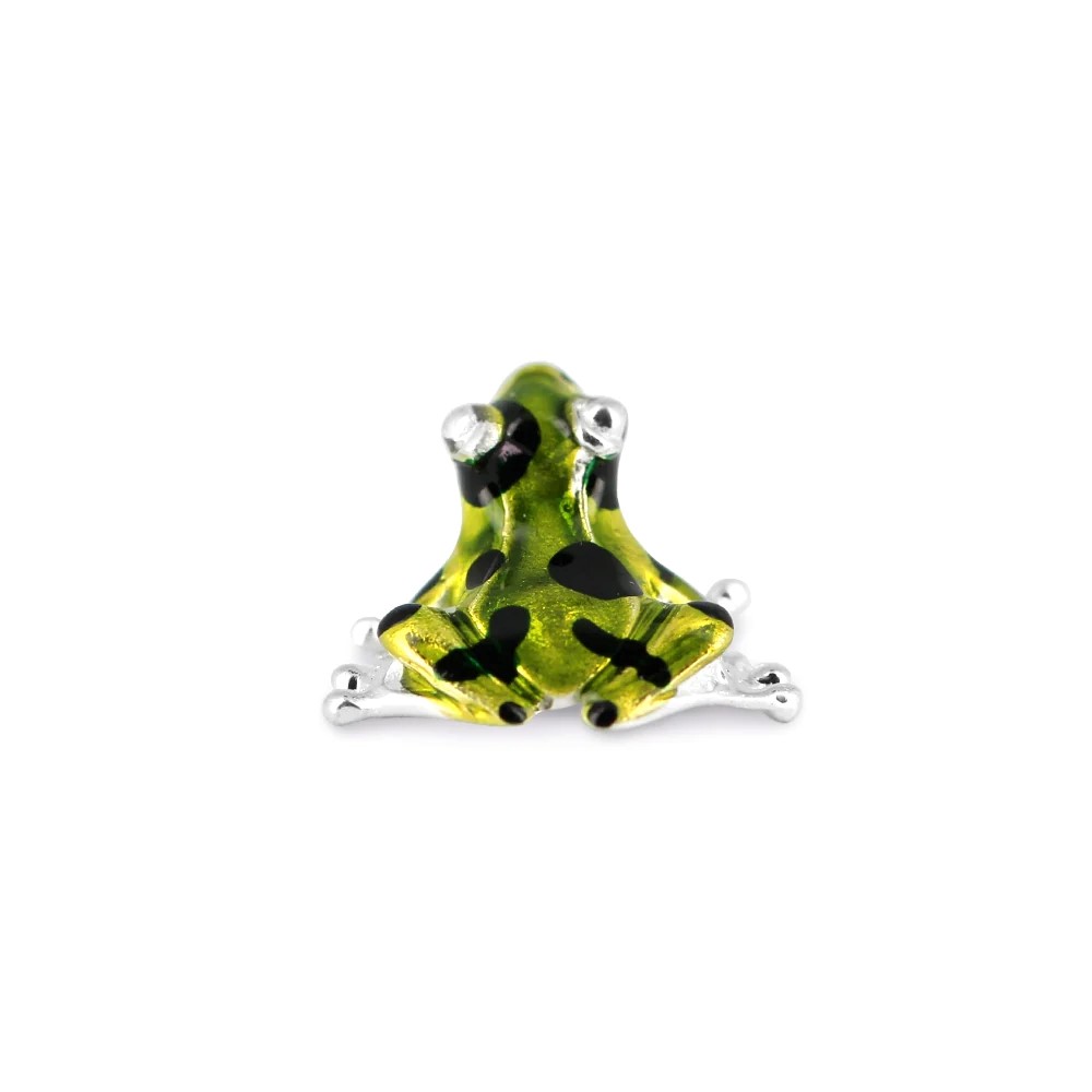 Drachenfels Giftpfeilfroschkönig Pendant 925 silver mini frog