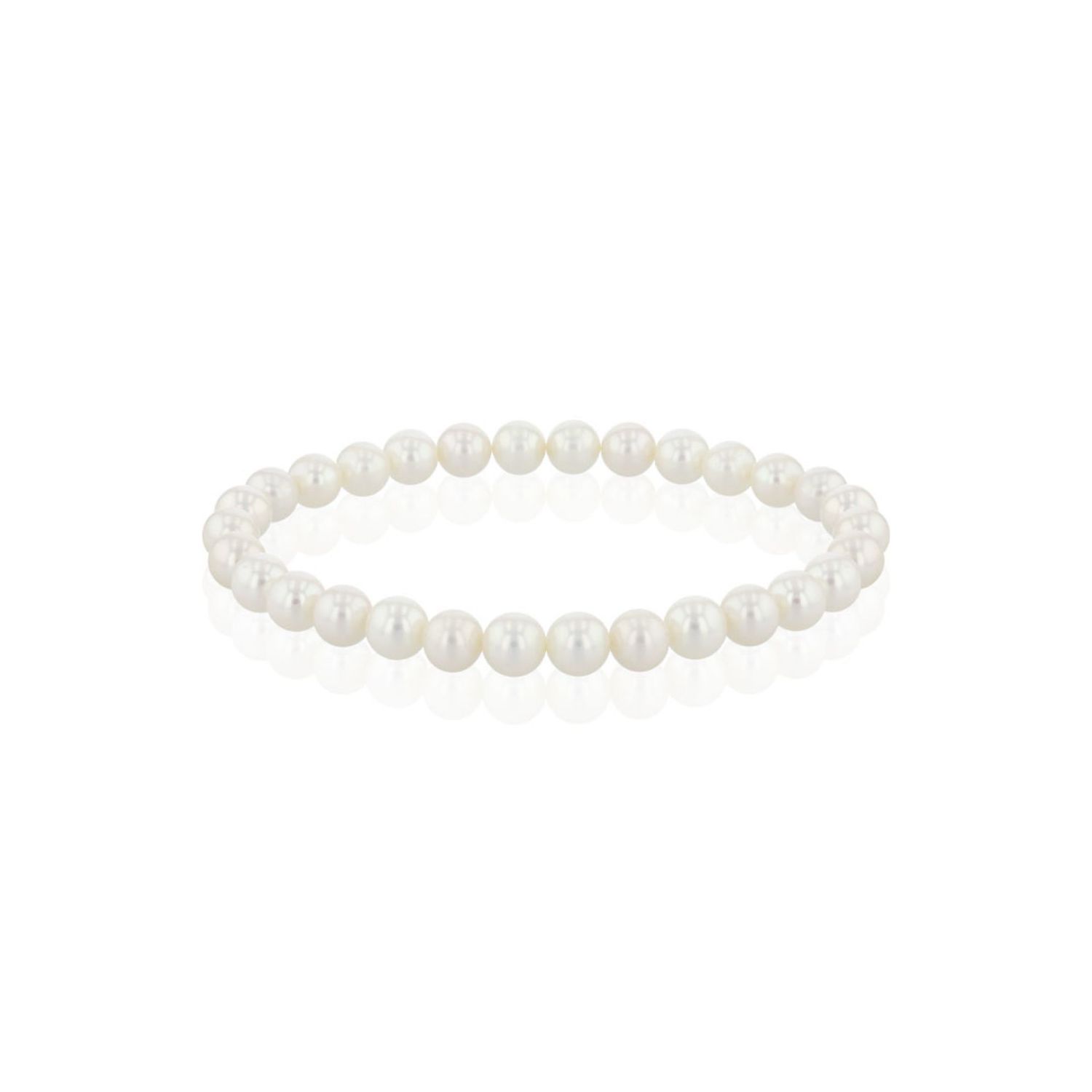 AURONOS Pearl bracelet freshwater pearls 5-5.5mm 19cm long