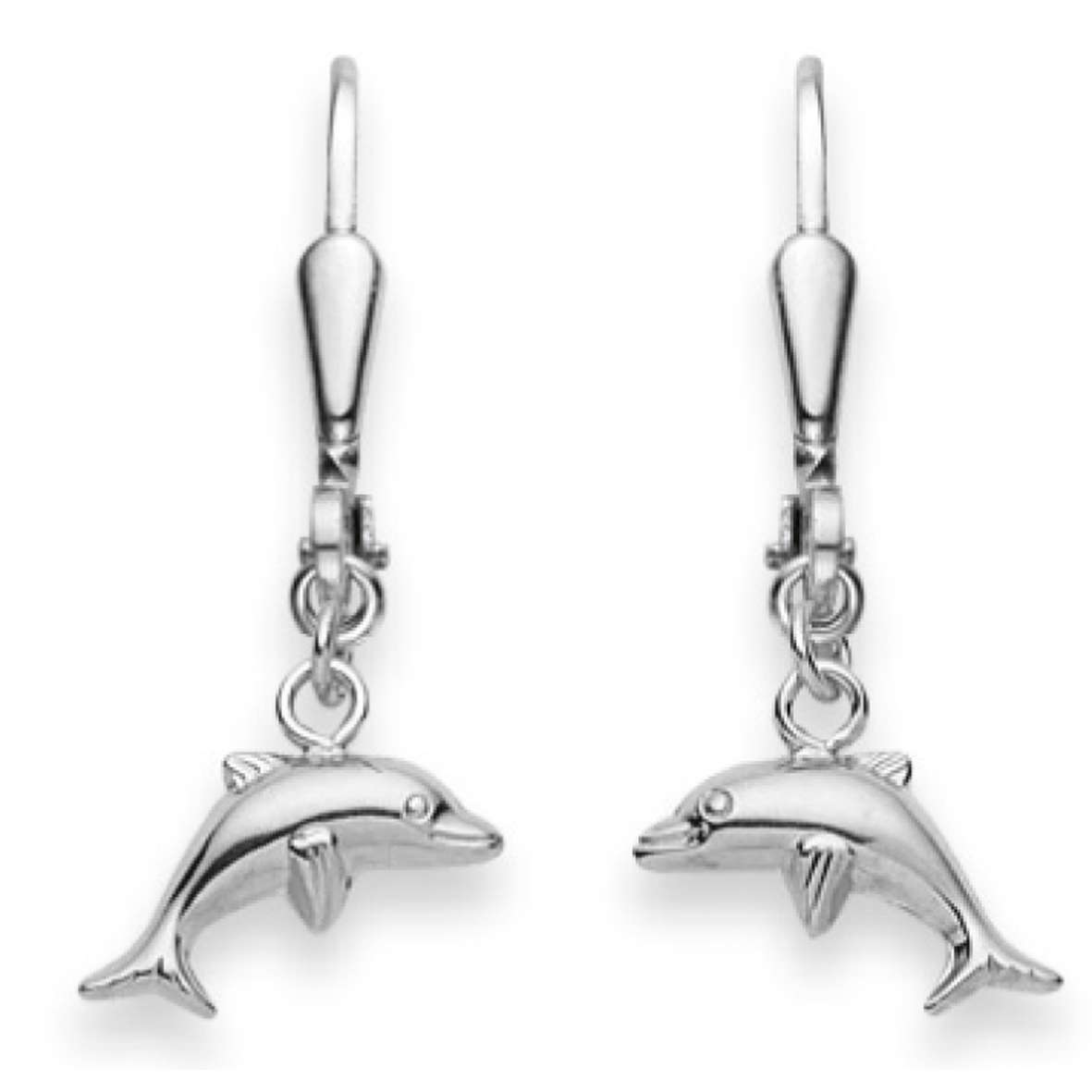 Pfalzer Pendentif d'oreille 925 argent dauphins