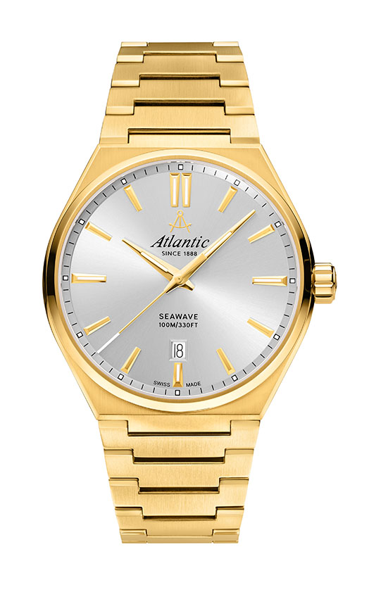 Atlantic Seawave Gents yellow gold PVD / silver