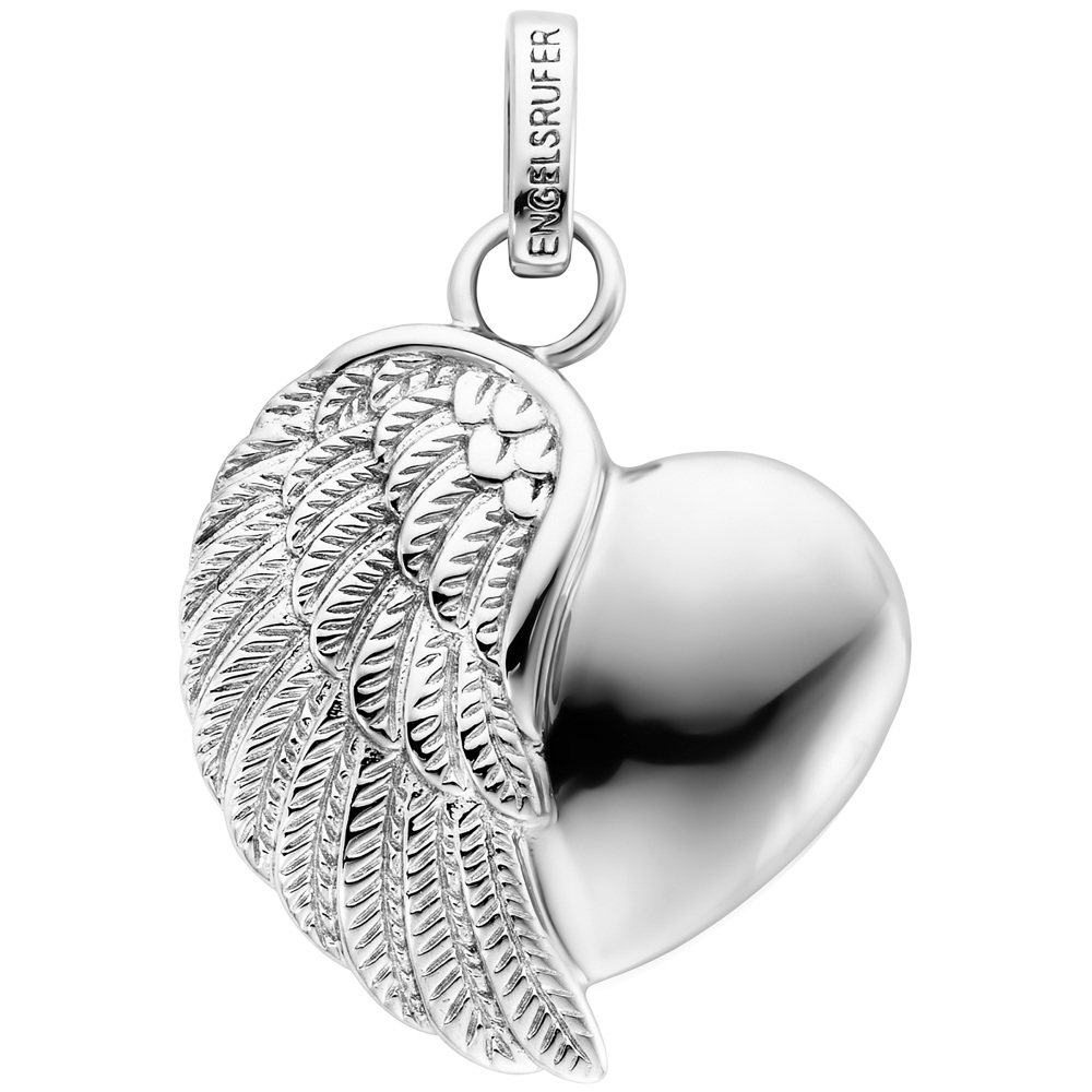 Angel Caller pendant 925 silver heart wing ⌀18mm