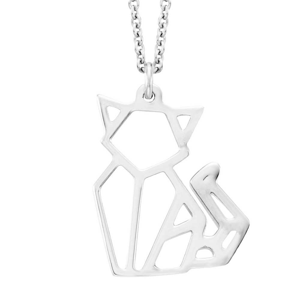 Julie Julsen Collier Chaîne d’ancrage 925 Argent Chat 36-40cm de long