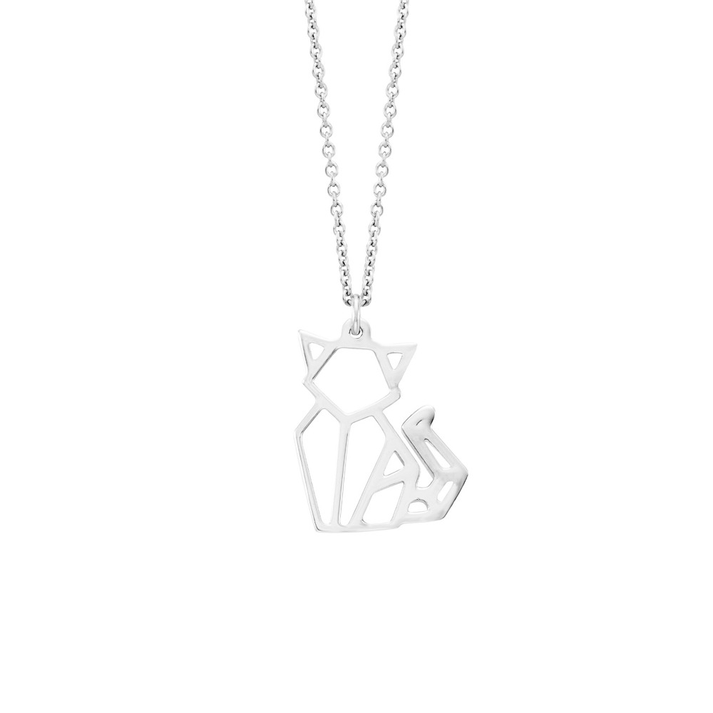 Julie Julsen Collier Chaîne d’ancrage 925 Argent Chat 36-40cm de long