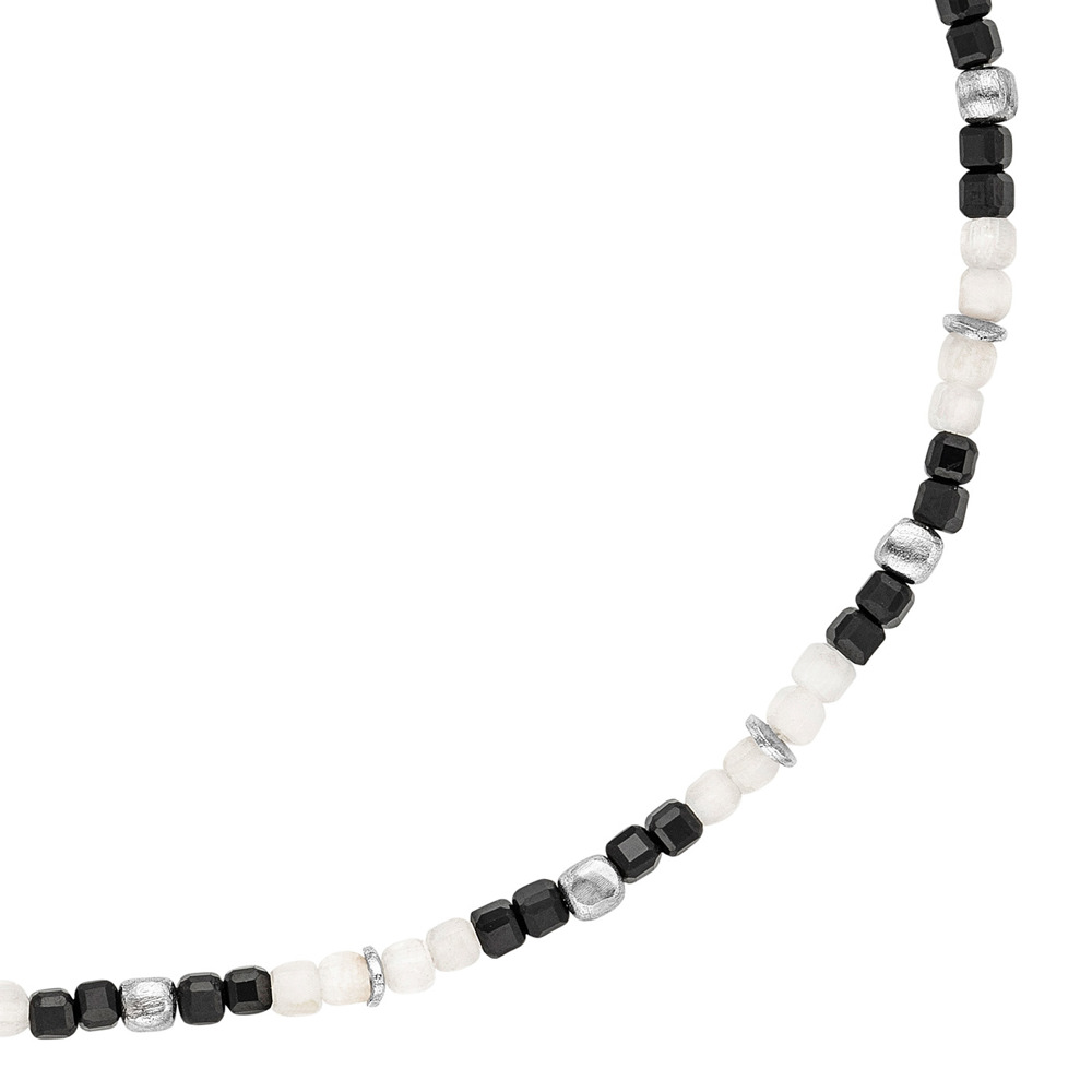 Julie Julsen Loving Stones Necklace 925 silver with apatite, lapis and labradorite 45cm long