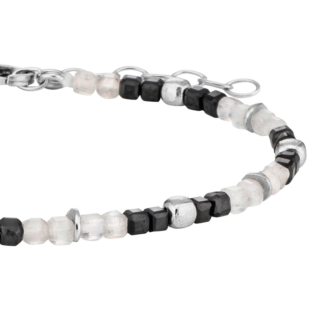 Julie Julsen Loving Stones Bracelet en argent 925 avec apatite, lapis et labradorite 19.50cm de long