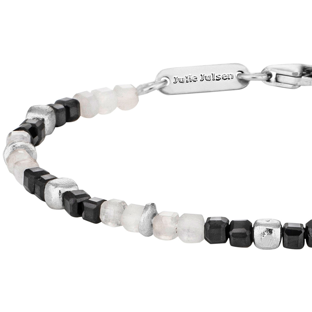 Julie Julsen Loving Stones Bracelet en argent 925 avec apatite, lapis et labradorite 19.50cm de long